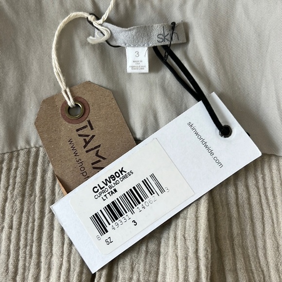 NWT Skin Worldwide Wrap Shirt Dress - sz 3 - Picture 7 of 7